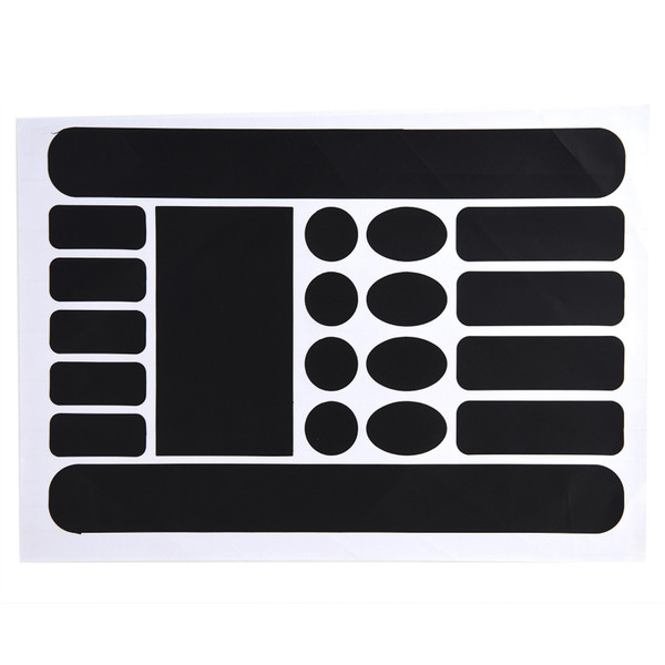 Chainstay And Frame Sticker Protector Kit For Bikes Bicycle Cycle Decal Black