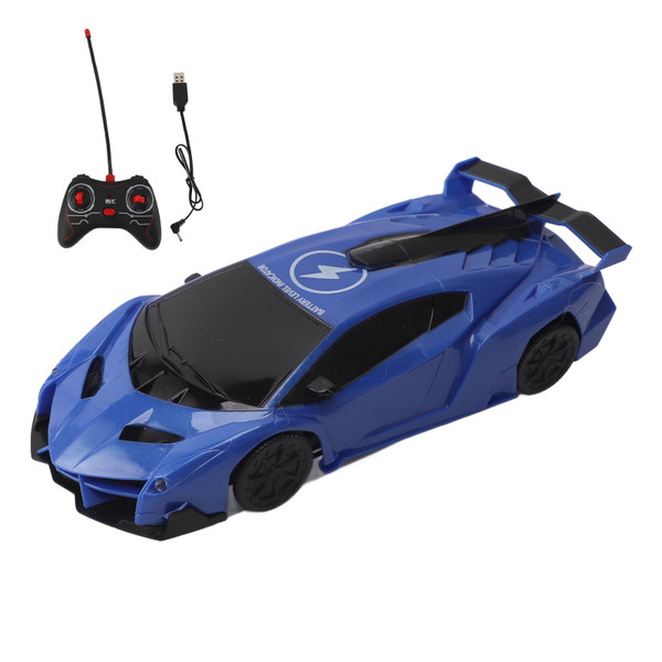1:28 Scale Remote Control Car RC Drift Car Christmas Birthday Gift Toy For Over 3 Year Old Boys Girls Blue