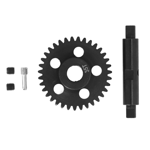 35T Pinion Motor Gear Steel Aluminum Alloy Replaceable Black RC Car Motor Pinion Gear for ARRMA 1/7 1/8