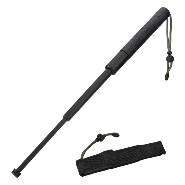 Walking Sticks Black Comfortable Grip Anti Slip  Rugged Retractable Hiking Poles For Outdoor Travel