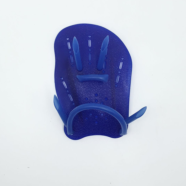 Swimming Hand Paddles Training Hand Fins with Adjustable Straps for Children Adult Water SportsBlue L