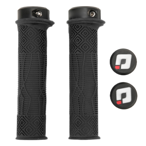Bike Handlebar Grips Lightweight Rubber Anti Skid Handle Bicycles Grip for BikesBlack
