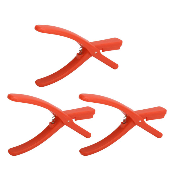 3pcs Crawfish Peeler Tool Professional Efficient Portable Fingernail Guard Crawfish Sheller Crawfish Shucker for Home Restaurant Orange