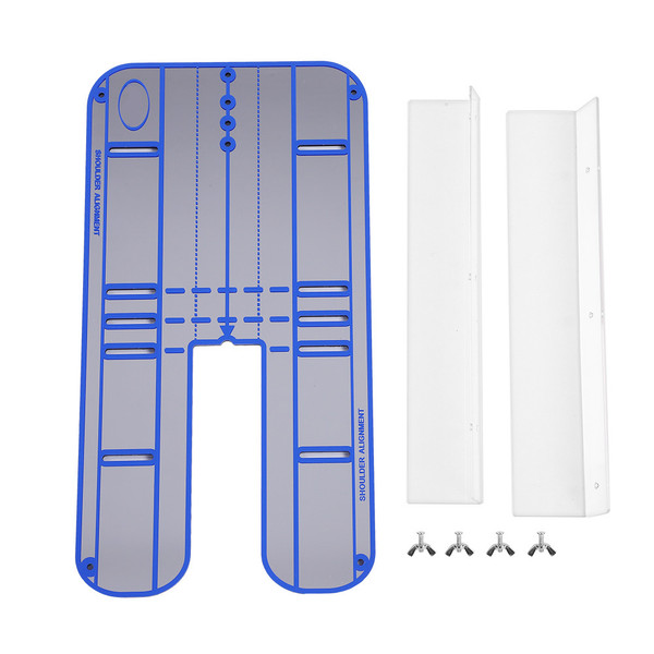Portable Golf Putting Alignment Mirror Golfing Posture Training Practice Accessory