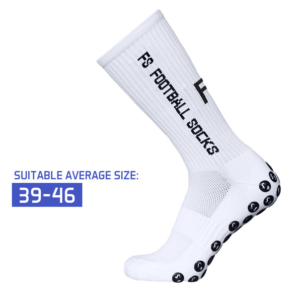 3 Pairs Outdoor Sports Running Socks Stretch Socks Athletic Football Soccer Socks Anti Slip Socks with Grips