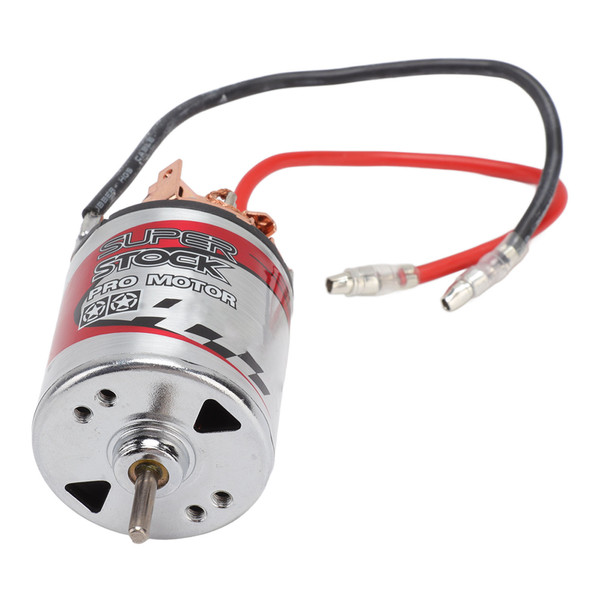 RC Brushed Motor 540 Waterproof High Torsion Brushed Motor with External Replaceable Carbon Brush for RC Climbing Car 22T