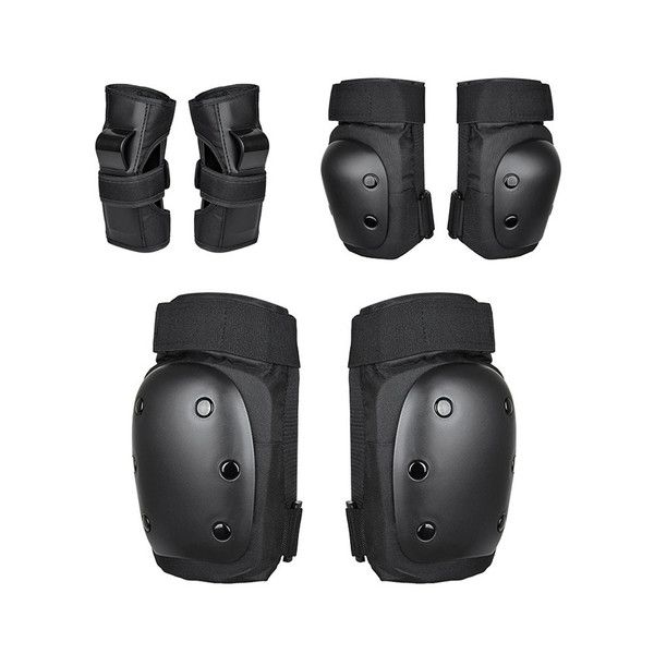 6 Pcs Adults Kids Knee Pads Elbow Pads Wrist Pads Set Protective Gear Set for Skating Rollerblading Skateboard Cycling