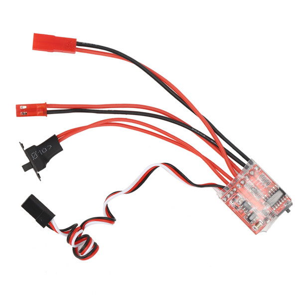 RC ESC 20A Carbon Brush Motor Speed Controller KS00224 Black Electronic ComponentsBlack