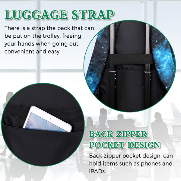 Primary and Secondary School Students Backpack Waterproof Schoolbag with Lunch Bag and Pen Bag