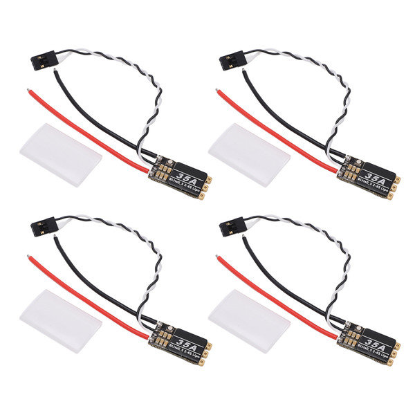 Black Brushless Electronic Speed Controller RGB LED High Speed Controlling Interference Resistant Brushless ESC 35A