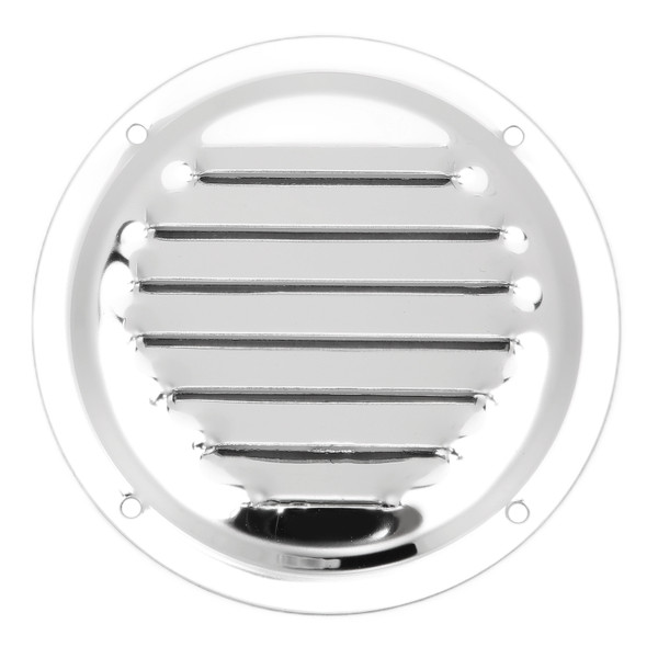 Air Vents Stainless Steel Round Louver Wall Ventilation Outlet for Yacht Caravans Home Kitchen Vents4in(101MM)