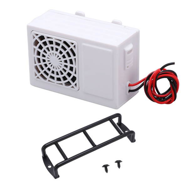 RC Car Air Conditioner Fine Workmanship Cool Look ABS RC Decorative Air Conditioner with Stair for 1/10 1/14 RC Car