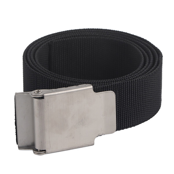 Diving Weight Belt Snorkeling Webbing Strap Waist Belt  with Adjustable Stainless Steel Buckle for Scuba Diving Supplies