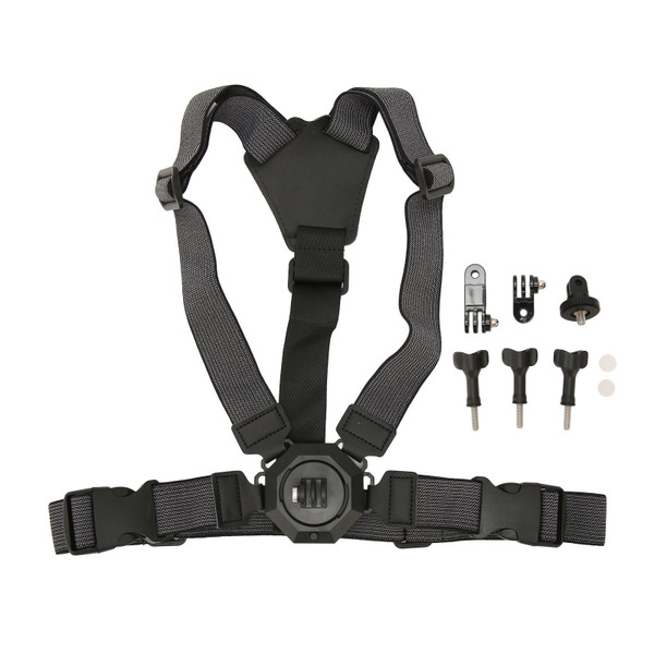 Sports Camera Chest Strap Universal ABS and Nylon Elastic Adjustable Action Camera Chest Strap for Sports Camera