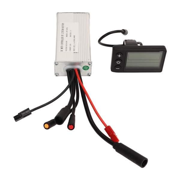 22A Electric Motor Controller with S866 Waterproof Display Lithium Battery Conversion Kit for Electric Bike
