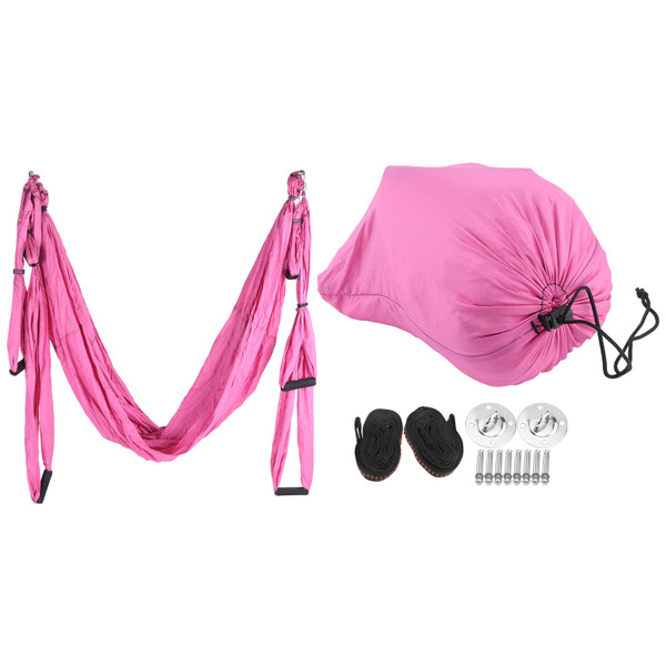 Ultralight Yoga Hammock Anti Gravity Yoga Swing Hammock Home Fitness AccessoriesPink