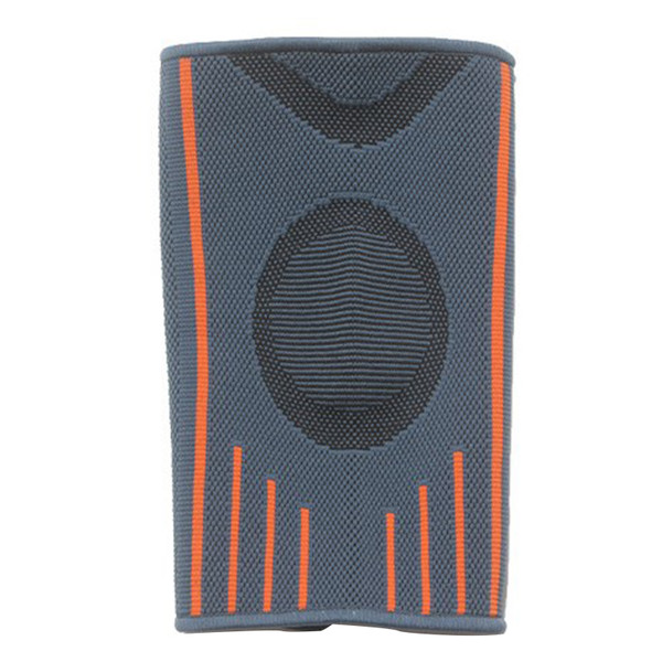 Elbow Brace Nylon Thickened Elastic Gray Orange Elbow Support for Outdoor Sports Basketball XL