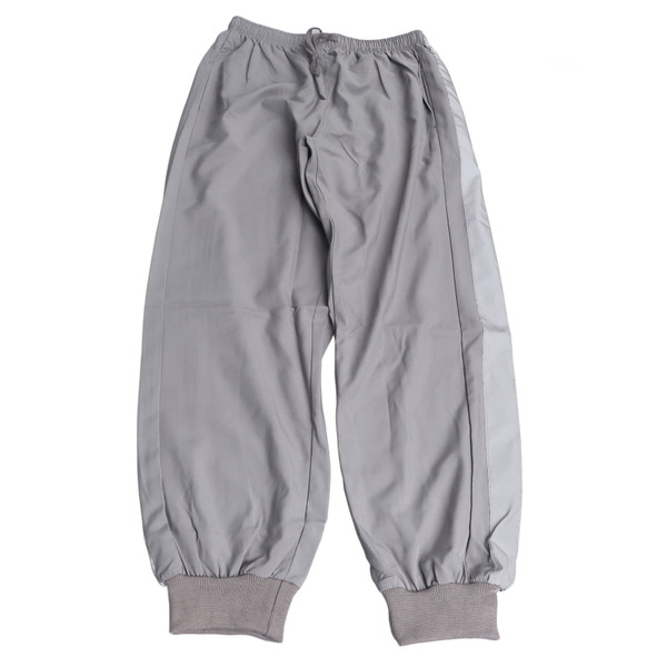 Woman Drawstring Casual Sweatpants Silver Gray High Waist Elastic Waist Pants for Jogger Fitness