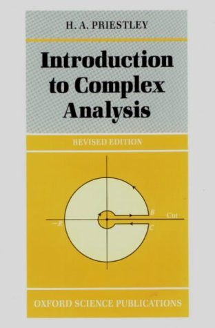 Introduction to Complex Analysis (Oxford Science Publications)