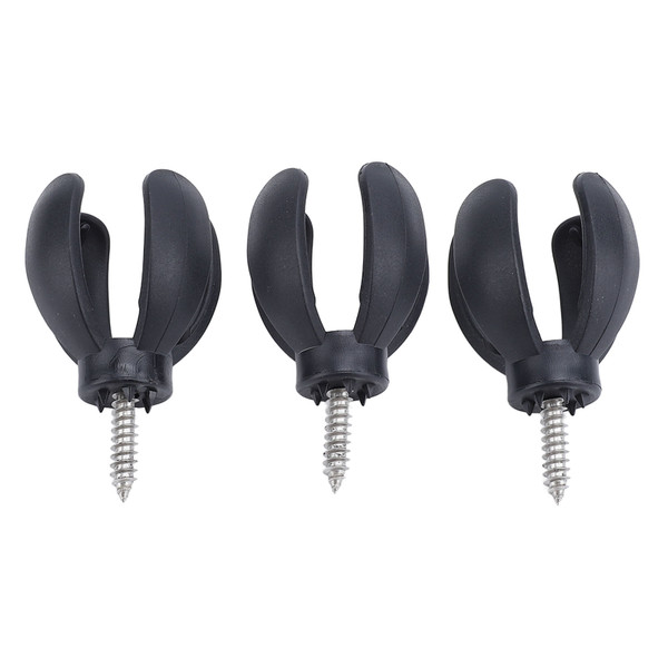 3pcs 4 Claw Golf Ball Retriever Grabber Pick Up Back Saver Claw Put On Putter Grip for Golf Screws Tool