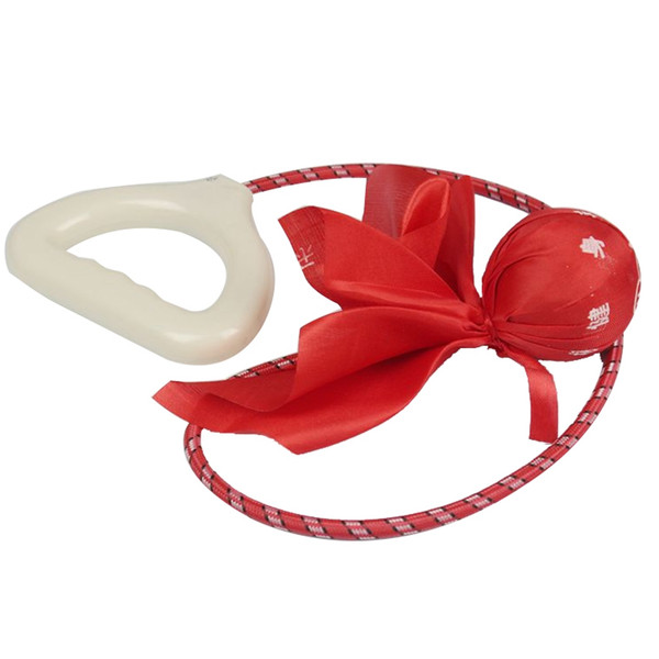 Outdoor Silica Gel Massage Tai Chi Fitness Ball for the Elderly Massage Gym Exercise (Red)