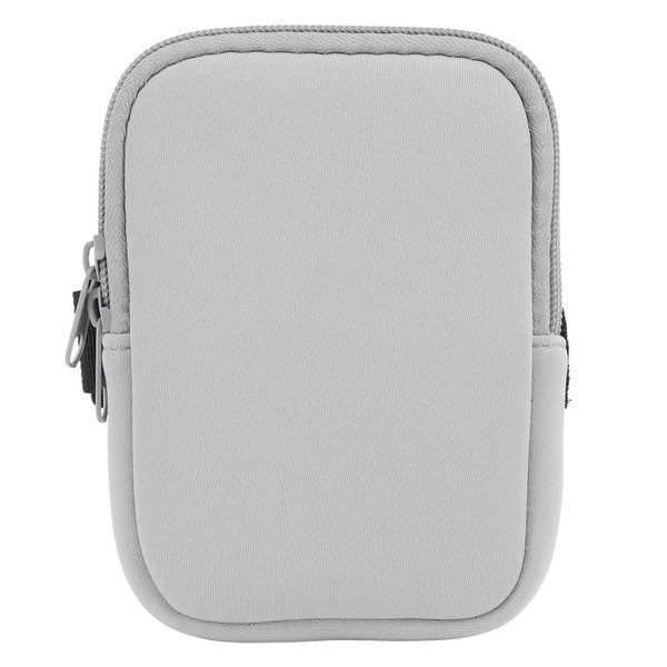 Water Bottle Pouch Diving Material Lightweight Adjustable Straps Sport Water Bottle Pouch for Cards Keys Wallet Grey