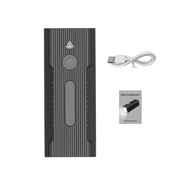 Outdoor Emergency Flashlight Portable Cycle Light USB Rechargeable High Power Light Waterproof Bright Mini Flashlight