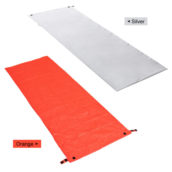 Portable Warming Single Sleeping Bag Reflective Lock Temperature Outdoor Camping Travel Hiking Sleeping Bag 200 * 72cm