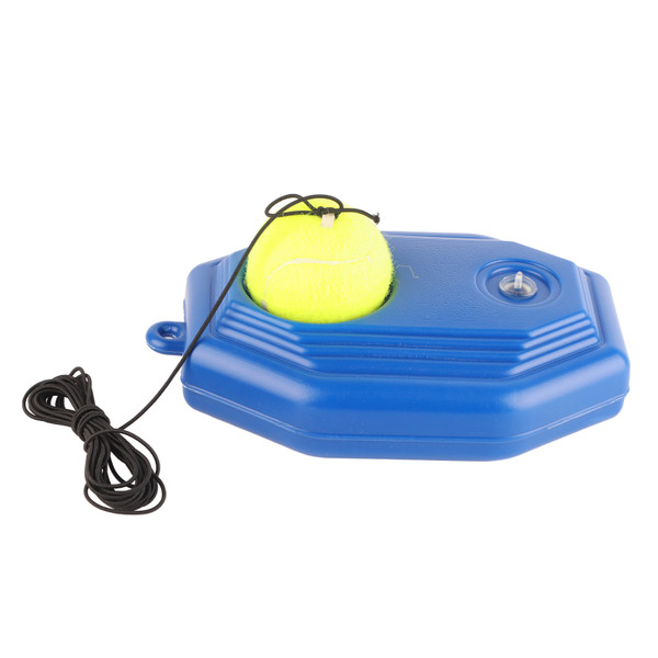 Tennis Ball Back Base Trainer Set with Rubber Elastic Rope for Single Person Practice