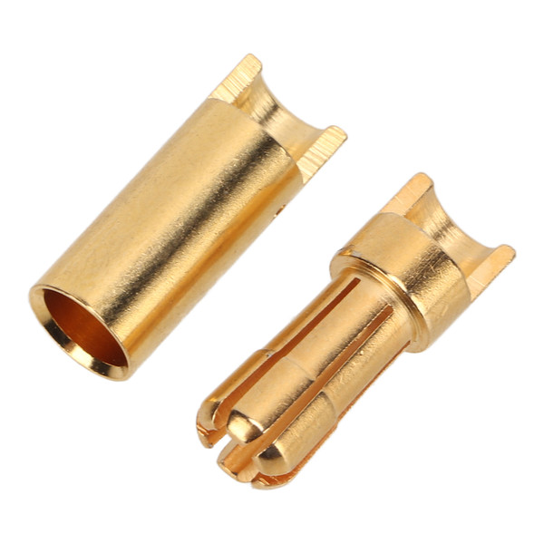 5.5mm Gold Plated Male and Female Banana Plug Gold Plated Male Female Banana Connectors Plug RC Accessories