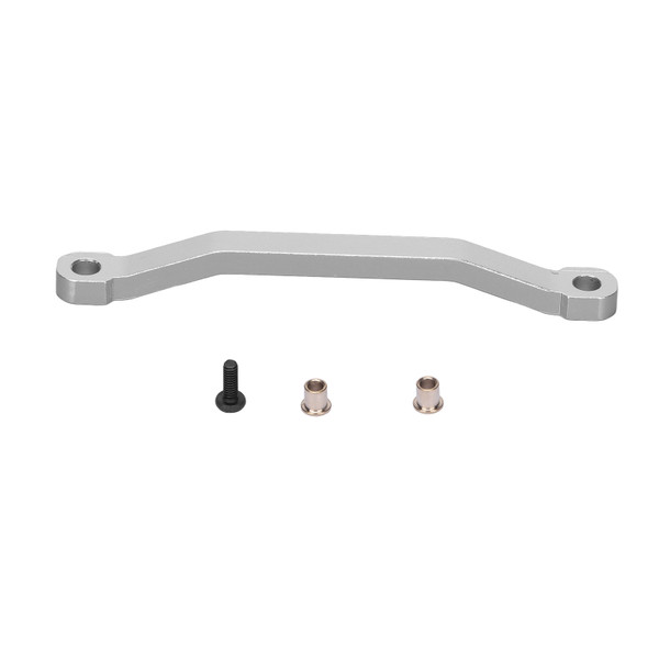 RC Steering Rod Smoother Steering High Accuracy Detachable Aluminum Alloy Steering Rod for HBX 1/24 2098B Climbing CarSilver
