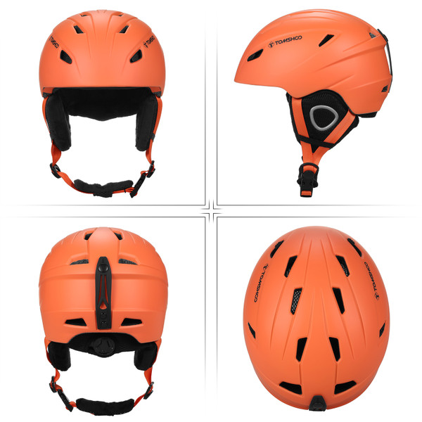 Ski Helmet Snowboard Helmet Outdoor Snow Sport Helmet with Removable Liner and Ear Pads