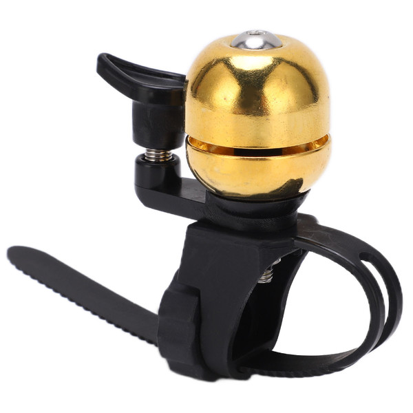 Bike Bell Copper Alloy Bike Handlebar Bell for Mountain Bike Road Bike and Children's BicycleGolden