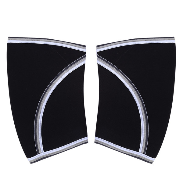 1 Pair Breathable Thickened Knee Protection Sleeve for Weight Lifting Sports Fitness(Black L)