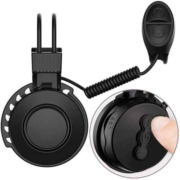 Electric Bike Horn USB Rechargeable  Bell Waterproof 100 db Cycling Alarm Bike Horn for Mountain Road Bike Scooters