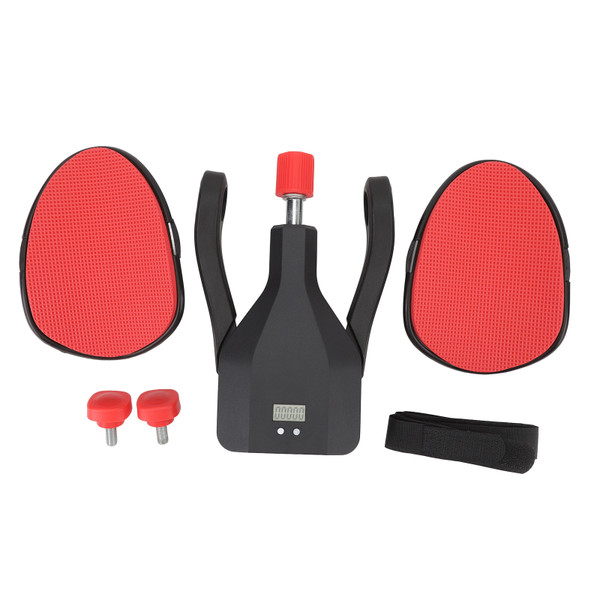 Thigh Trainer 10‑35kg Adjustable Resistance Digital Counting Inner Thigh Strength Exercise Equipment Black