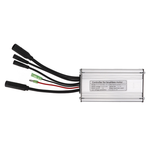 DC 36V/48V 25A Sine Wave Controller Waterproof Electric Bicycle Brushless Motor Speed Controller with Light Line for 750W Motor