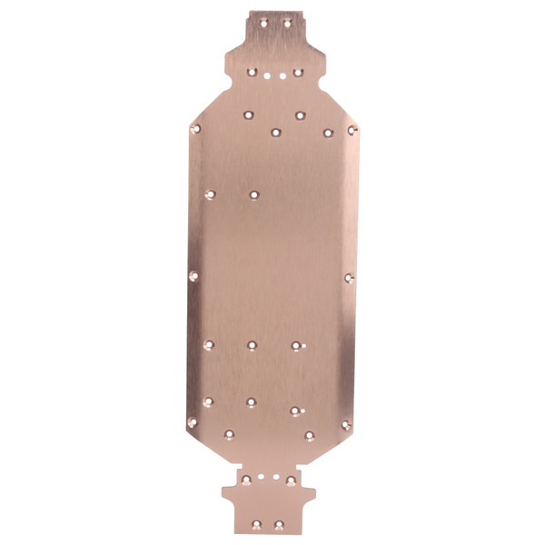 RC Car Bottom Chassis Plate Aluminum Alloy Upgrade Accessory Fit for WLtoys 124019