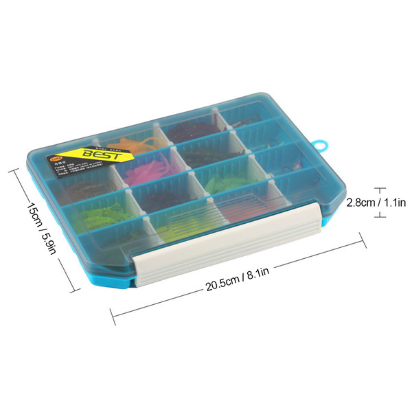 216pcs Fishing Lures Kit Set Fishing Lures Baits Barrel Swivels Jig Hooks Tackle Set