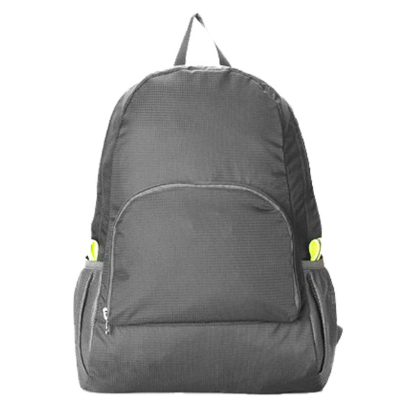 Foldable Hiking Backpack 16L Waterproof Lightweight Portable Backpack with Multi Pocket for Outdoor Travel Dark Gray