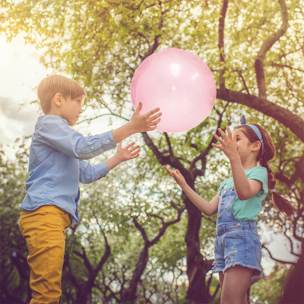 Inflatable Bubble Ball for Adults Kids Water-filled Balloon Ball Toy for Outdoor Beach Garden Pool Party