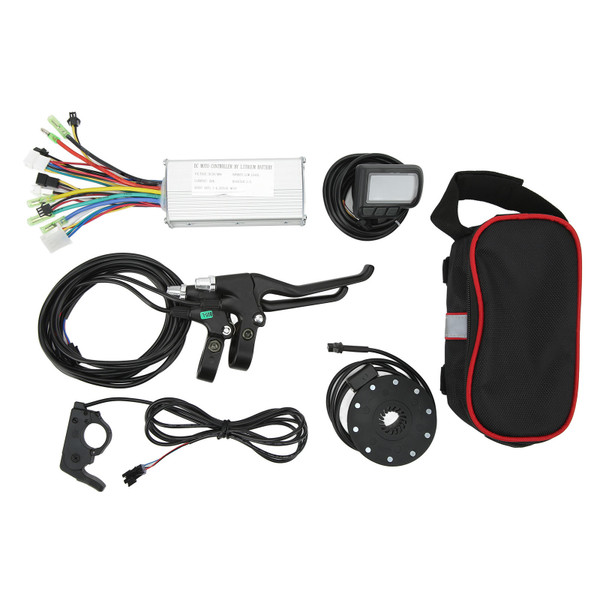22A 36V 48V 500W Electric Bike Motor Controller EN06 Display Brake Lever Set Electric Bicycle Conversion Kit