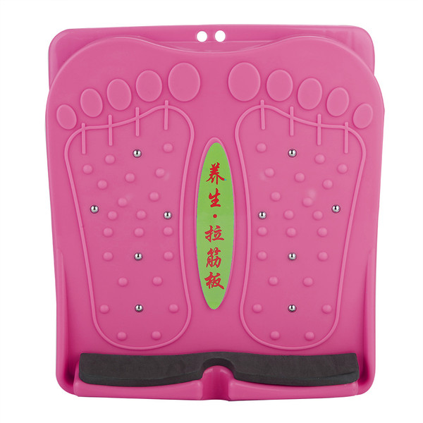 Household Folding Foot Calf Stretcher Massage Leg Fitness Slant Pedal Board(Pink)