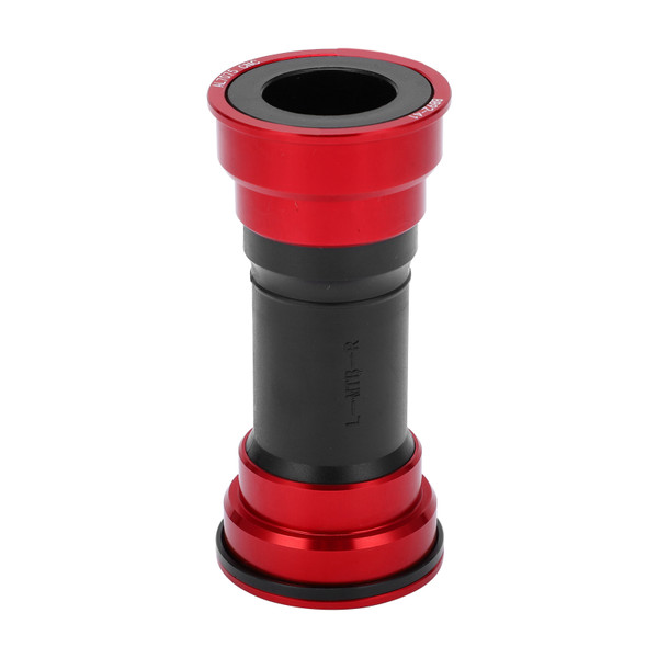 Bike Bottom Bracket Aluminum Alloy Durable Sturdy High Accuracy Center Shaf Accessory for BicycleRed