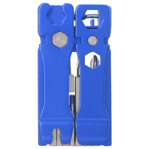 19 in 1 Bicycle Repair Tool Foldable Cycling Repair Tool Kit Hex Wrench Screwdriver SetBlue
