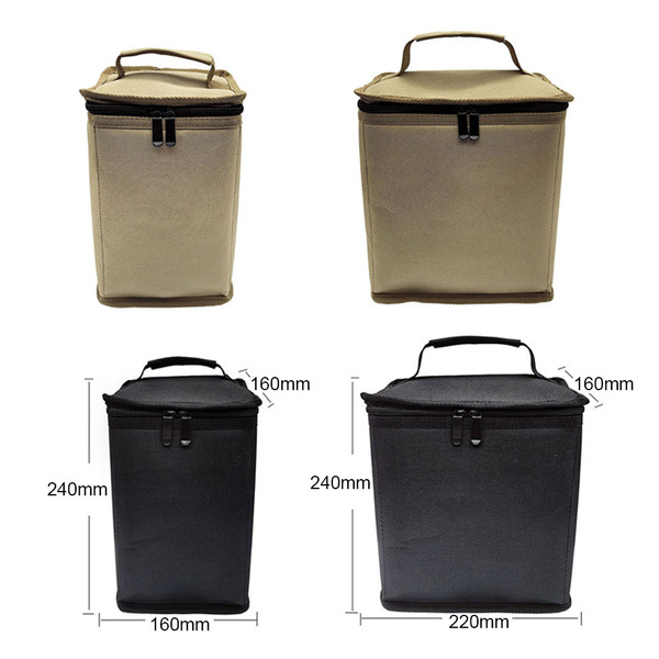 Camping Gas Tanks Storage Bag Portable Fuel Cylinder Protective Case Camp Light Carrying Bag Anti-Collision for Outdoor Cooking Camping Picnic