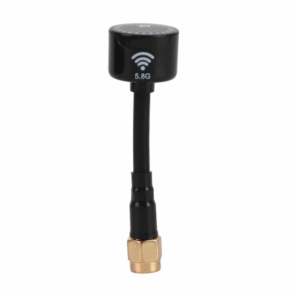 5.8Ghz 3dBi RHCP High Gain Antenna for FPV Racing Drone RC Parts Accessory(Noir Aiguille Intérieure SMA) Noir Aiguille intérieure SMA