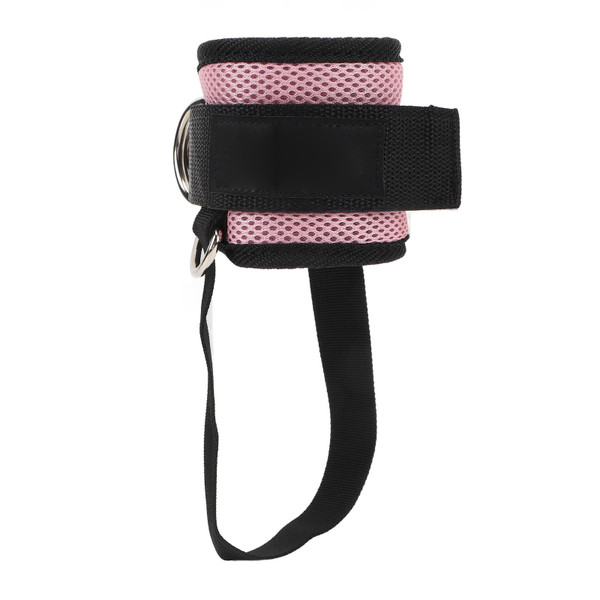 Ankle Strap Adjustable Enhanced Safety Versatile Ankle Cable Strap for Gym Workout Cable Machine Pink