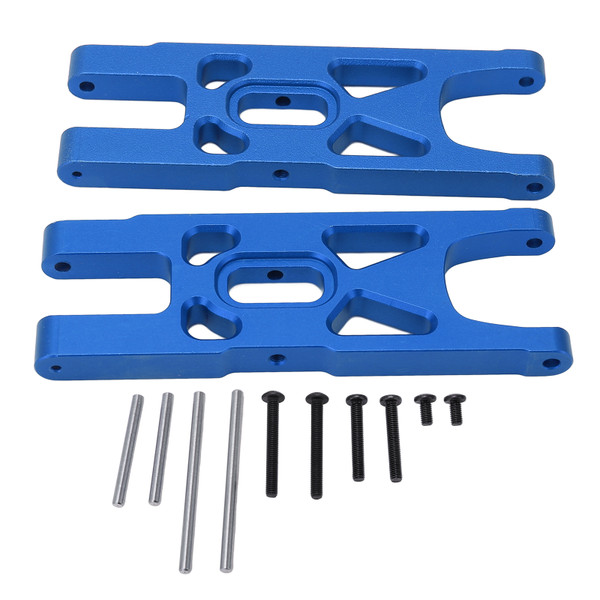 1 Pair 1/10 RC Front and Rear Lower Suspension Arm Replacement RC Accessories for ARRMA Remote Control Car Blue