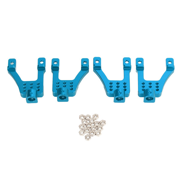 4pcs Climbing Car Metal Shock Absorber Bracket for MN86 RC Car Spare Upgrade PartsBlue